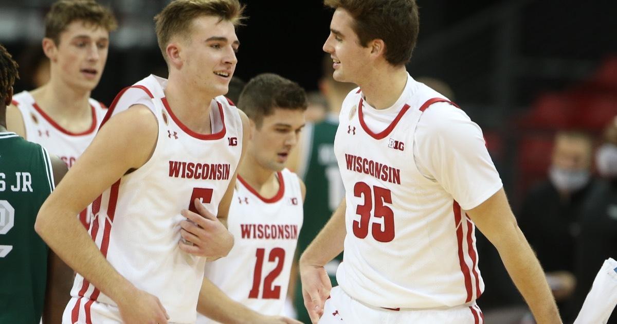 Wisconsin's Nate Reuvers.